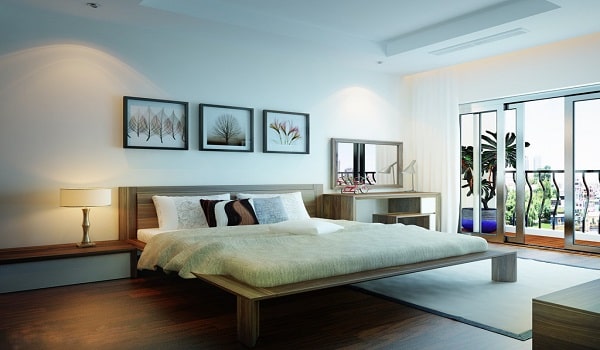 Nên bố trí phòng ngủ ở khu vực có nhiều ánh sáng tự nhiên