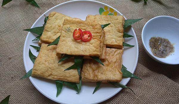 5 lát đậu hũ hấp rau râm - các món ăn chay chế biến từ đậu hũ