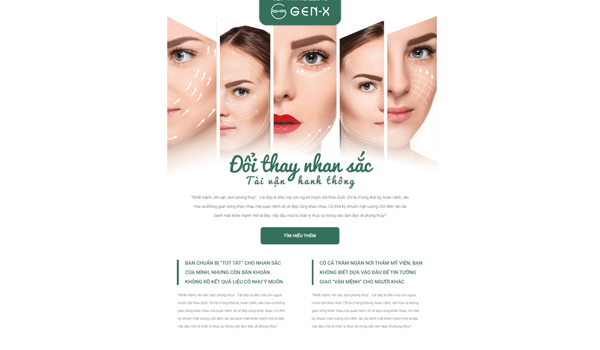 thẩm mỹ viện gen x giúp thay đổi vận mệnh nhờ cải tạo 7 điểm của diện mạo