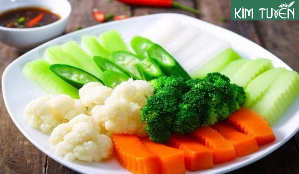 Bổ sung 3-5 bữa ăn với món hấp, luộc là một trong những cách detox hiệu quả