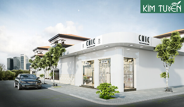 Cửa hàng được đặt ở những nơi có mặt tiền rộng, thoáng đãng, giao thông thuận tiện