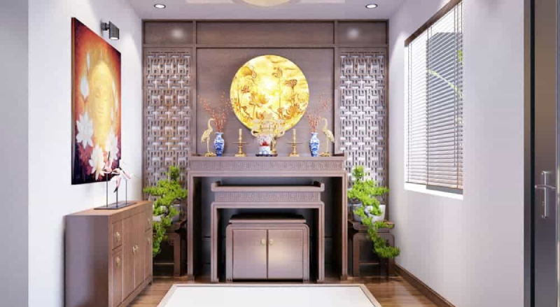 Đặt bàn thờ ở nơi có ánh sáng