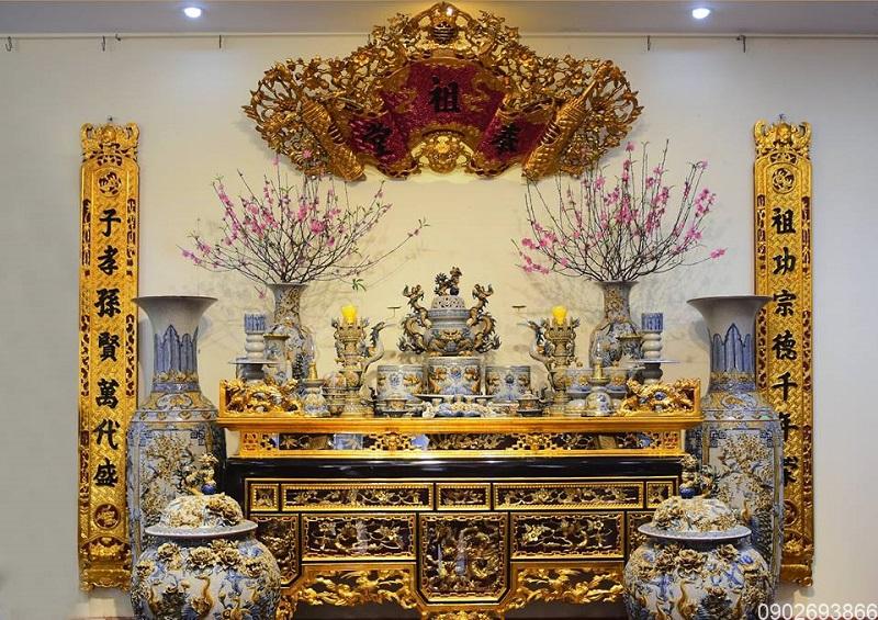 Bố trí bàn thờ hợp lý