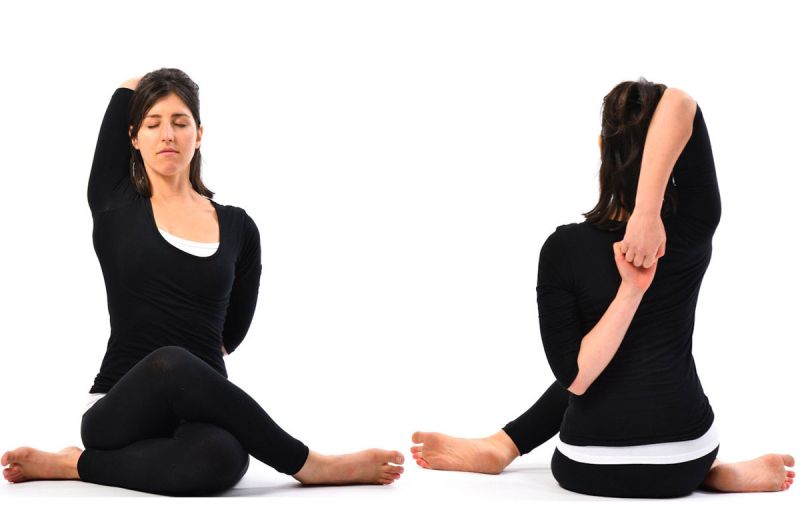 Tư thế yoga mặt bò