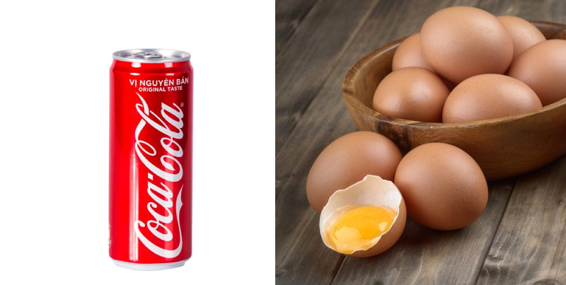 Ăn trứng gà uống coca có sao không