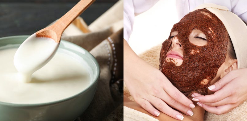 Cách đắp mặt nạ ngũ hoa và sữa chua