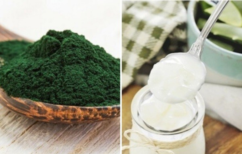 Chăm sóc da mặt cùng viên tảo xoắn và sữa chua