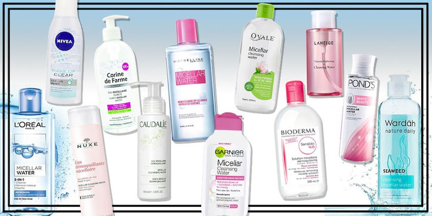 Các loại tẩy trang được sản xuất sẵn trên thị trường
